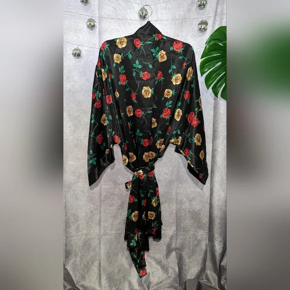 vintage Morgan Taylor rose robe - Picture 3 of 4